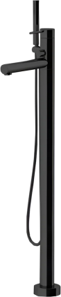 Напольный смеситель для ванны с душем Gattoni Circle One 9008/90NO черный