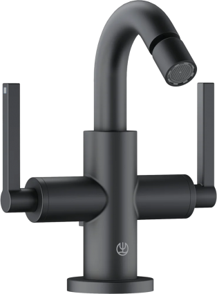 Смеситель для биде Kludi Nova Fonte Puristic 203133915 черный матовый