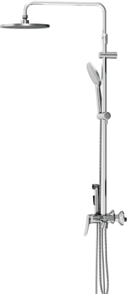 Душевая стойка Damixa Jupiter 977770000 с гигиеническим душем, хром