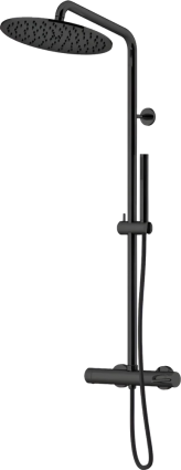 Душевая стойка Gattoni Circle One 9095/PDNO черная