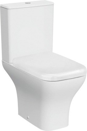 Унитаз-компакт VitrA Polar 9843B003-7201 безободковый, с микролифтом
