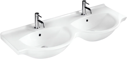 Раковина Hatria Sophie Y0Q501 125 см, белая