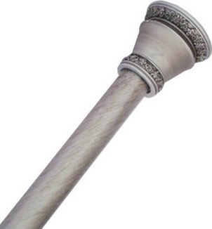 Карниз для ванны Blonder Home Elegance Silver 110-200 см