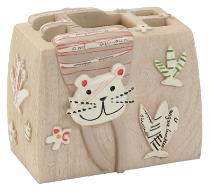 Стакан Creative Bath Animal Crackers для зубных щеток