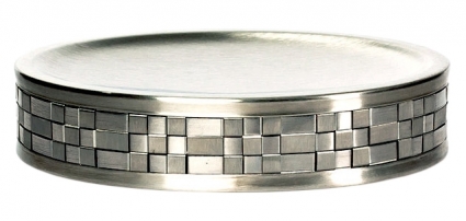 Мыльница Avanti Basketweave Silver