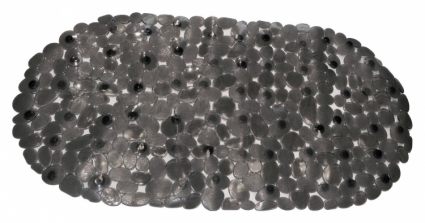 Коврик Carnation Home Fashions Pebbles Vinyl Bath Tub Mat серый