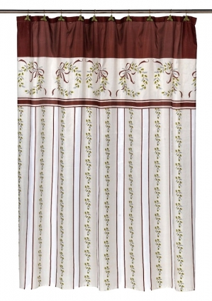 Штора для ванной Carnation Home Fashions Victorian Christmas