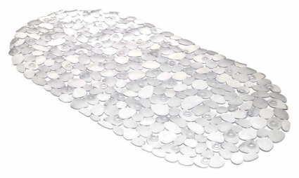 Коврик Carnation Home Fashions Pebbles Vinyl Bath Tub Mat белый
