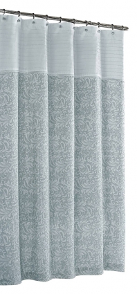 Штора для ванной Kassatex Bedminster Scroll Surf Spray