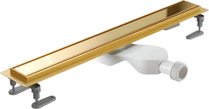 Душевой лоток Excellent Stilio Gold INEX.1515.900.R.GL 90 см, с декоративной решеткой