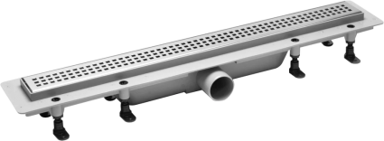 Душевой лоток Plastbrno DESIGN 1 SZA1400 с решеткой и опорами
