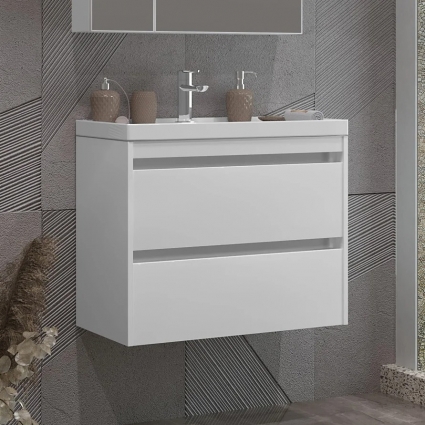 Тумба для комплекта Opadiris Фреш 70 белая, вар.2