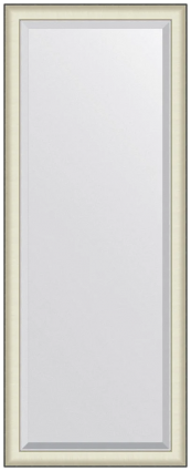 Зеркало Evoform Exclusive Floor BY 6191 79х200 белая кожа с хромом, в багетной раме, напольное