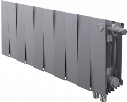Радиатор биметаллический Royal Thermo Piano Forte 200 VDR silver satin, 10 секций