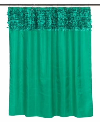 Штора для ванной Carnation Home Fashions Jasmine Emerald