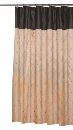 Штора для ванной Carnation Home Fashions Balmoral Taupe