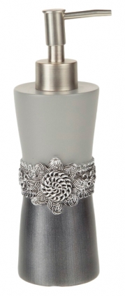 Дозатор Avanti Braided Medallion Silver