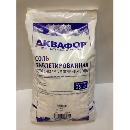 Соль таблетированная Аквафор 25 кг.