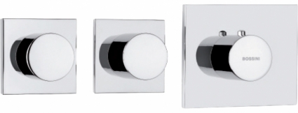 Термостат Bossini OKI 2 Outlets LP Z031203 для ванны с душем, хром