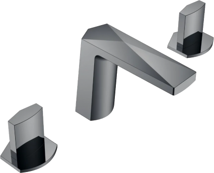 Смеситель на борт ванны Boheme Venturo 150-SGM-ICE Shine Gun Metall