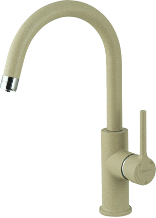 Смеситель для кухни Lemark Comfort LM3073PBG бежевый
