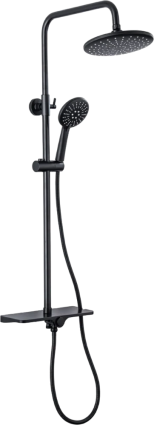 Душевая стойка Potato P35385-6 черный матовый