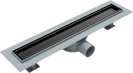 Душевой лоток Esbano Eco Tile 70 cм, матовый черный