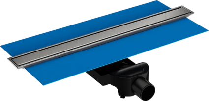 Душевой лоток VitrA Eco-Flow 60 см, горизонтальный сифон, матовый хром