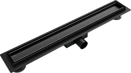 Душевой лоток Esbano Meta Tile 60 cм, матовый черный