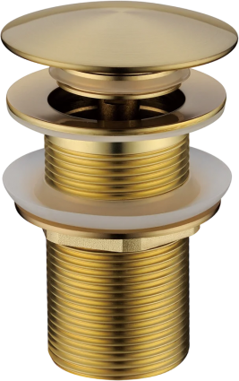 Донный клапан для раковины Boheme 612-MG matt gold, click-clack