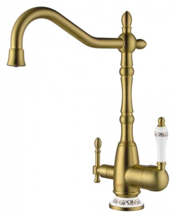 Смеситель Zorg Clean Water ZR 312 YF-50-BR для кухонной мойки