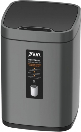 Мусорное ведро Java S-883-9Q 9 л, графит