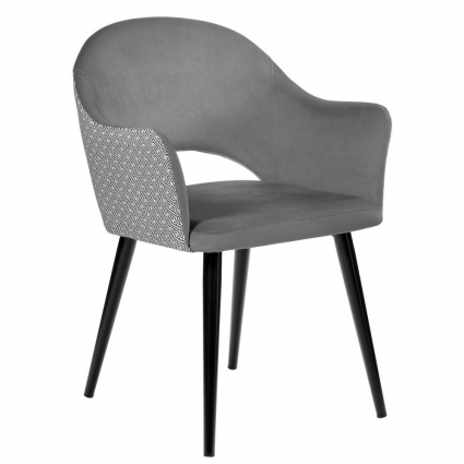 Стул Bradexhome Bruno серого цвета