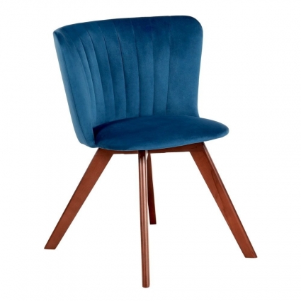 Стул Bradexhome Bella синего цвета