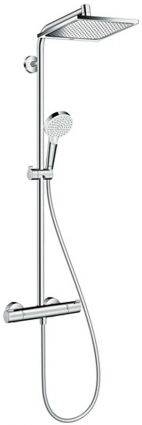 Душевая стойка Hansgrohe Crometta Е 240 1jet Showerpipe EcoSmart 27281000 9 л