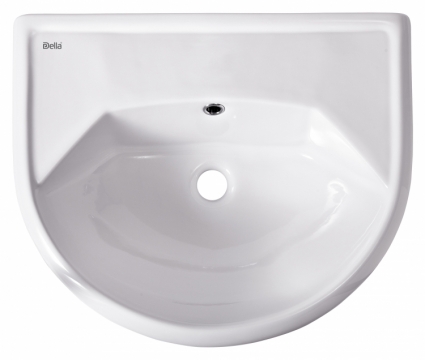 Раковина Della Glance 55 без отверстия