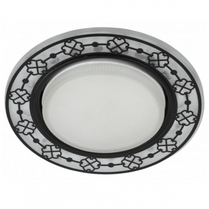 Встраиваемый светильник ЭРА DK LD28 WH/BK /1 Б0048932