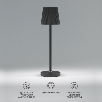 Настольная светодиодная лампа Elektrostandard Mist TL70220 черный a063970