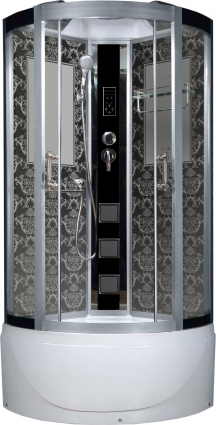 Душевая кабина Niagara Lux 7790B хром, черный
