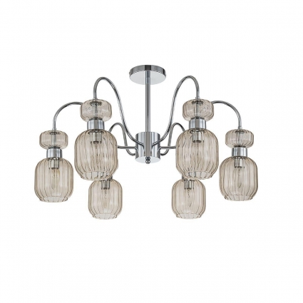 Потолочная люстра Escada Gloss 1141/6PL Chrome/Beige