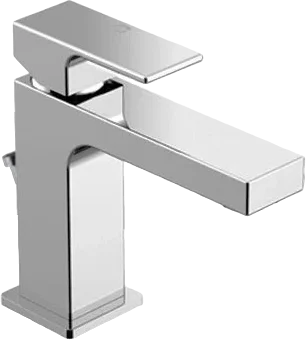 Смеситель для раковины Gattoni Kubik 2576/25C0 хром, с донным клапаном