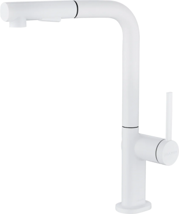 Смеситель для кухни Paulmark Neo Ne214419-431 матовый белый