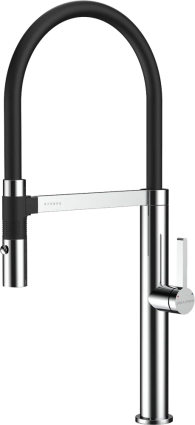Смеситель для кухни Paulmark Leader Le214101-CR с гибким изливом, хром