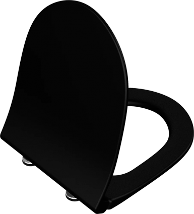Крышка-сиденье VitrA Sento 120-083-009 с микролифтом, матовая черная