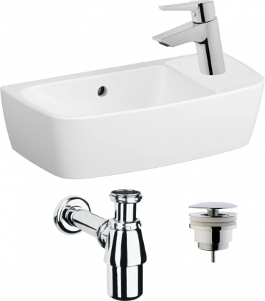 Комплект Рукомойник VitrA Compact 7070B003 + Смеситель VitrA Solid S для раковины