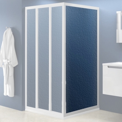 Душевая перегородка Ravak APSS-90 Pearl, профиль белый