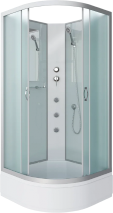 Душевая кабина Niagara Classic NG-3301-14BKG 90х90 см, без крыши, с гидромассажем