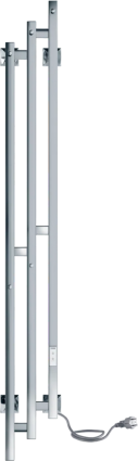 Полотенцесушитель электрический Indigo Sky PRO LSKPRE150-17Rt серебристый