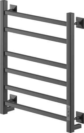 Полотенцесушитель электрический Ника Step 2 60/40, матовый черный RAL9005