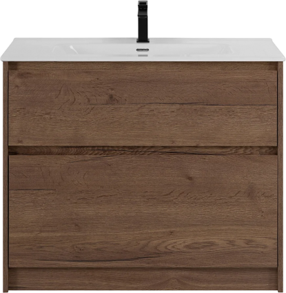 Тумба для комплекта BelBagno Kraft 100 напольная, rovere tabacco